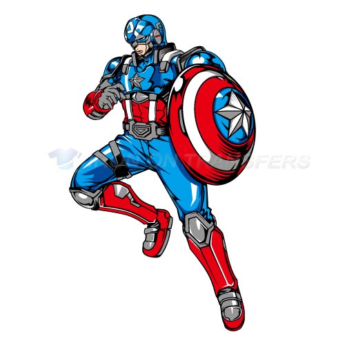 Captain America Iron-on Stickers (Heat Transfers)NO.67